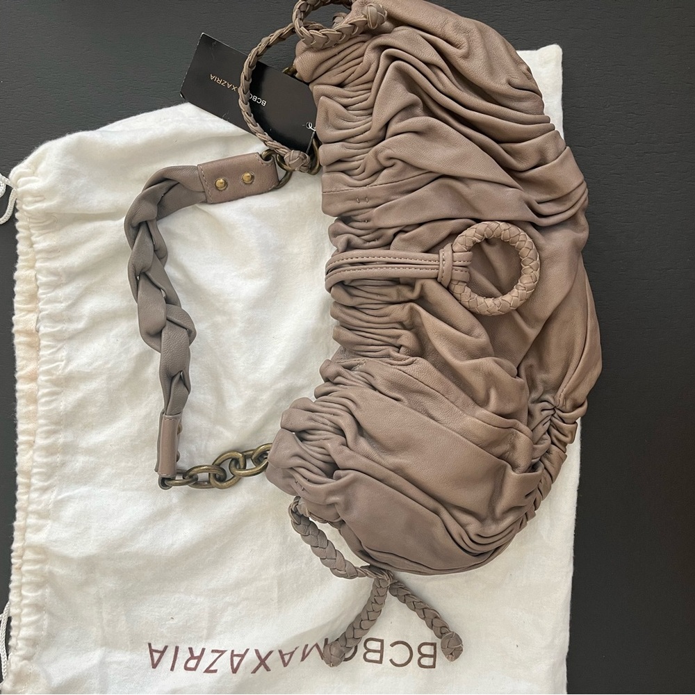 BCBG Taupe Shoulder Bag